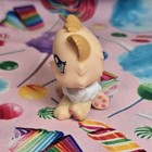 Littlest Pet Shop Authentic Lps  1320 Yellow White Long Hair Persian Cat Sticker