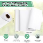 Craft Paper Roll 15    1200    Industrial-grade Kraft Paper Roll  White Easel    
