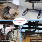 Heavy Duty 3  Stem Casters Set Of 4 With Brake M8-1 25-15 Swivel Wheels