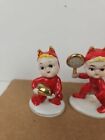 5 Pc Lo Vintage Lefton Red Devil  Sports Bowling Tennis Baseball Football Golf