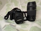 Canon Eos Rebel T6 Dslr Camera Bundle With 18-55mm   75-300mm Lenses  Bag