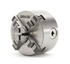 4 Jaw Self Centering Metal Lathe Chuck 100mm 4    Reversable Jaw   Key  K12-100