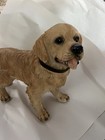 Large Yellow Golden Retriever Statue Detailed Dog Statue 15    Long 12    Height