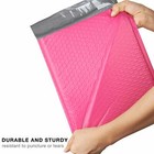 50 Pink Poly Bubble Padded Envelopes Self-sealing Mailers 8 5x12  inner 8 5x11 