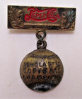 Pepsi-cola Tournament Award Pin Scholastic Softball Champions Dangling Ball Pin