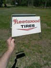 Vintage Bf Goodrich Firestone Fleetwood Tires Tire Rack Display Holder Stand