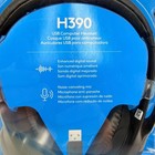 Logitech H390 Usb Computer Headset Noise Canceling Mic Black 981-000014 New