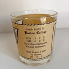 Vintage Frank Leahy Football Bar Glasses Set Of 5 Notre Dame Boston College