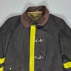 Vintage Globe 1980 s Fireman s Firefighters Fire Turnout Gear Jacket Coat Sz 46
