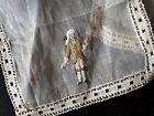 Antique  Lace- Circa 1900  Organdy Figural Mats  Baroness Rapisardi