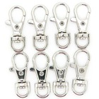 Lot Of 500 Metal Lanyard Hook Silver Swivel Snap For Paracord Lobster Clasp 