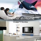 Surround Sound Bar Wireless Subwoofer 4speaker System For Tv Home Theater remote