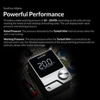 Gaahleri Turbox Mini Portable Air Pump Airbrush Air Compressor 18-speed Display