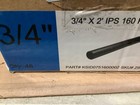 3 4    X 2    160 Psi Polyethylene Pipe 293305  Qty 48