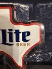 Miller Lite Acrylic Lucite Texas Shaped Beer Tap Handle Knob 6  Tall Breweriana