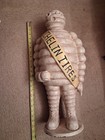 Vintage Cast Iron Statue Michelin Man Bibendum 22  Tall Rare 