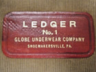 Vintage Baker-vawter Ledger Book Binder Globe Underwear Co  Shoemakersville  Pa 