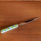 Neiman Marcus Japanese Vintage 2 Piece Ceramic Trinket Tray And Letter Opener