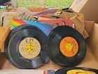 Lot Of 40  Vintage Vinyl Jukebox Records 7  45rpm Mixed Genre Crafts