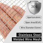 Stainless Steel Welded Wire Mesh 1 4 Inch Hole 12x24 Inch 304 Grade Fully Welded