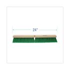 Boardwalk 20724 3  Flagged Recycled Pet Plastic Bristle 24  Floor Broom Head New