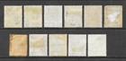Palestine Stamps 1922 Sc   48 58 U f vf