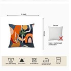 Set Of 4 Abstract Mid Century Modern Throw Pillow Covers 18  Boho Pillow Covers