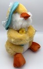 Nwt Vintage Dan Dee Soft Expressions Easter Duck W  Baby Chick 13    Plush Toy
