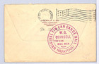 Tonga Cover Tin Can Canoe Mail Niuafoou Usa West Newton 1935 samwells wy288