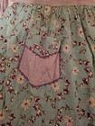 Vintage Handmade Ladies Apron Lavender And Blue Floral Pocket