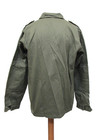 Early West German Hbt Fatigue Shirt Work Coat Herringbone Twill 1961 Nos W  Fray