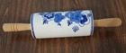 Delft Blue Rolling Pin Windmill Floral Hand-painted 