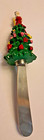 Spode Christmas Tree Cheese Spreaders Set Of 4 Santa Topper Stainless Steel