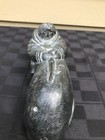 Vintage Edmund Wolf Sculptures Canada Carved Stone Eskimo inuit Riding Whale