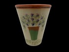 Harstone Vintage Pottery Judy Kruger Garden Folk 5 5  Planter Pot Jardiniere Euc