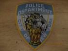 New York City Soccer Police Patch For Display Only Rare Last One