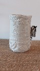Quon Quon  japan  Vintage Safari Jungle Vase 3d Zebra Handpainted Collectible 7 