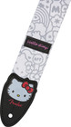 Fender X Hello Kitty White Poly 2  Guitar Strap 099-0637-223 Made In Canada New 