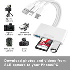5-in-1 Memory Card Reader   Usb Otg Adapter For Iphone  Ipad  Usb-c Devices
