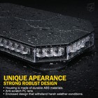 6pcs Xprite 14  Led Strobe Beacon Light Rooftop Car Truck Emergency Light Green