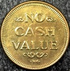 Car Wash Carwash - No Cash Value Service Token 25mm  c1424 