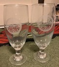 Annheiser Busch St Louis Biergarten Beer Glass Set Of 2