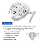 Coxo Dental Oral Light Led Lamp Induction Senser Reflectance Lamp For Unit Chair