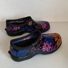 Sloggers Women   s Size 7 Flowered Waterproof Rain Shoes Garden Clogs