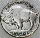 Hobo Novelty  Nickel - Indian Chief Skull Head Hobo Coin - Antiqued Looking