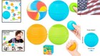 4-pack Silicone Stress Balls For Anxiety Relief   Grip Strength - Multi-color