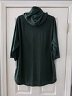 A s Nike Green Gray Authentic Collection Dri-fit Short Sleeve Hooded T-shirt Xl