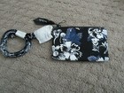 New Nwt Vera Bradley Frosted Floral Set Zip Id Case And Lanyard