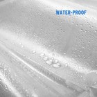 100 vinyl Deluxe Shower Curtain Liner  mildew Resistant  Reinforced  Magnetized 