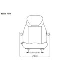 Replacement Premium High Back Seat Fits New Holland 6045 6065 6085 6105